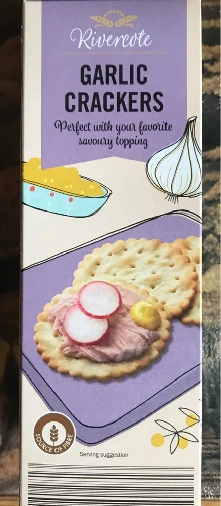 garlic crackers