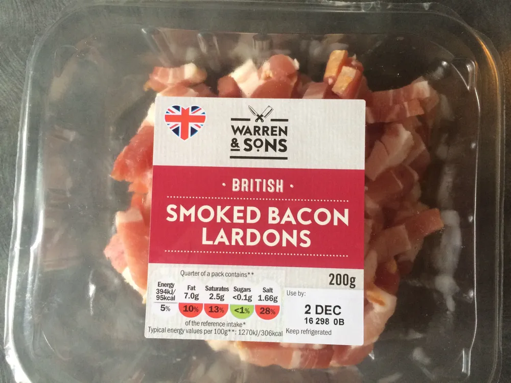 Smoked bacon lardons