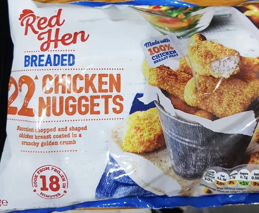 breaded chicken nuggets