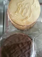 Sablés pur beurre nappés de chocolat au lait