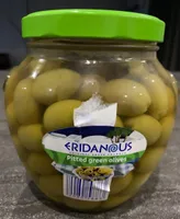 Olives vertes dénoyautées pasteurisées
