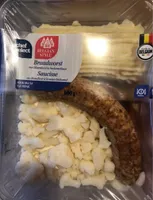 Saucisse au chou-fleur a la sauce béchamel