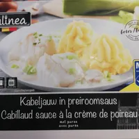 Cabillaud saue à la crème de poireau