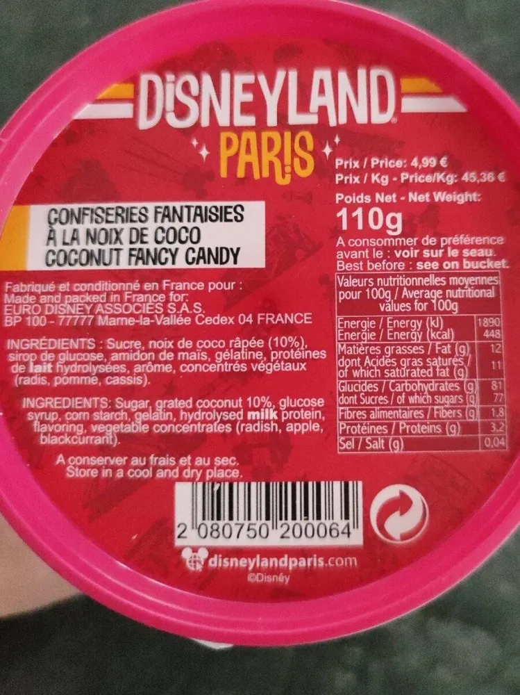 Confiserie à la noix de coco