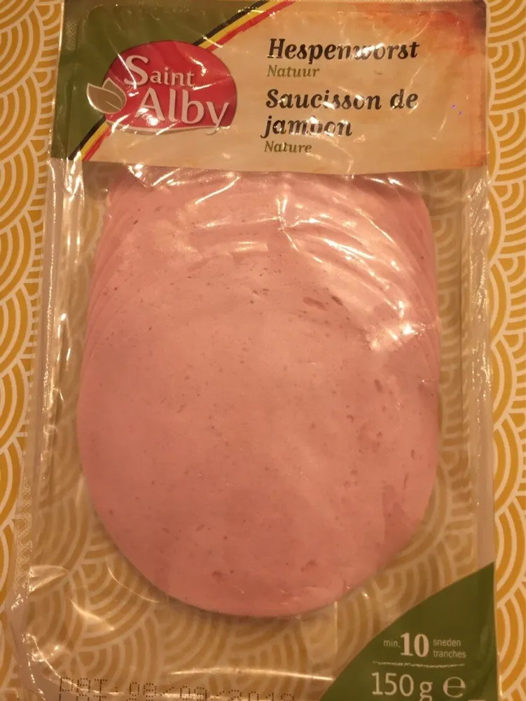 Saucisson de jambon tranché