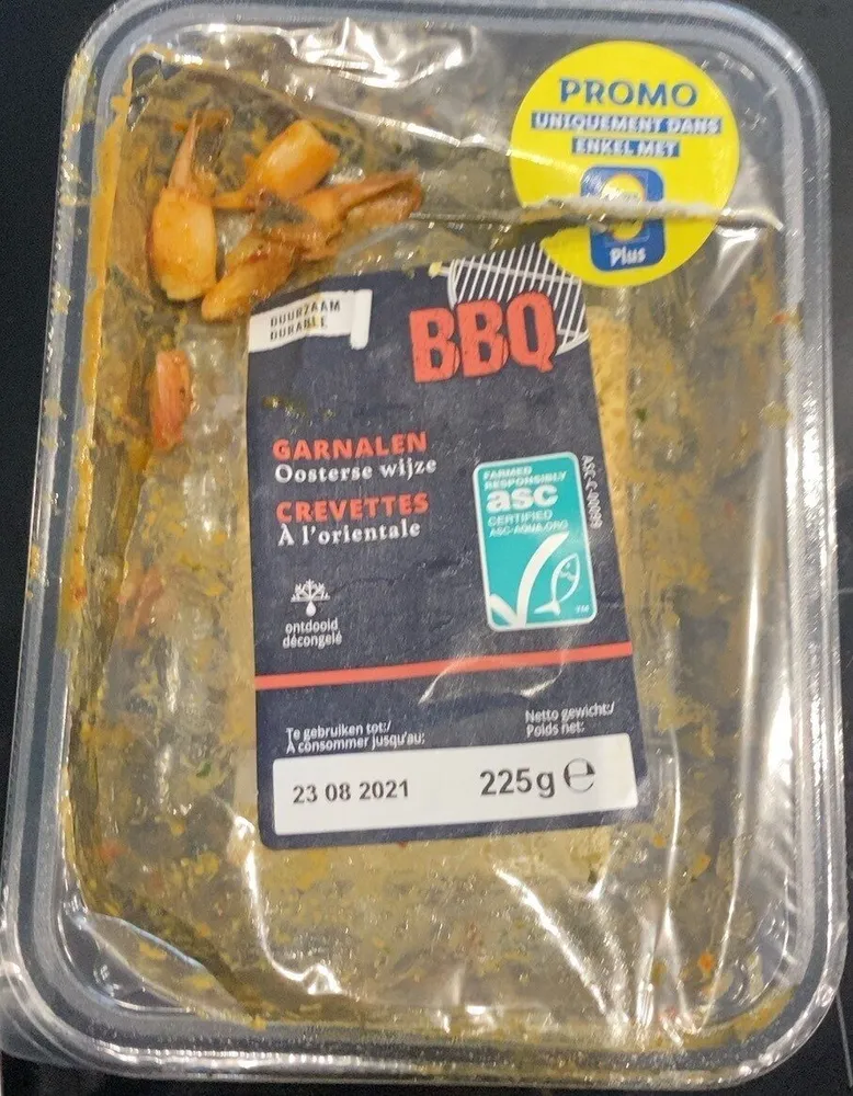 Crevettes à l’orientale BBQ
