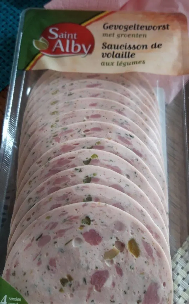 Saucisson de volaille aux legumes