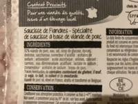 Saucisses de flandres
