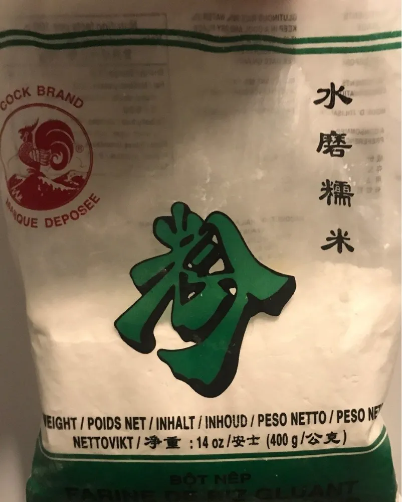 Farine riz gluant