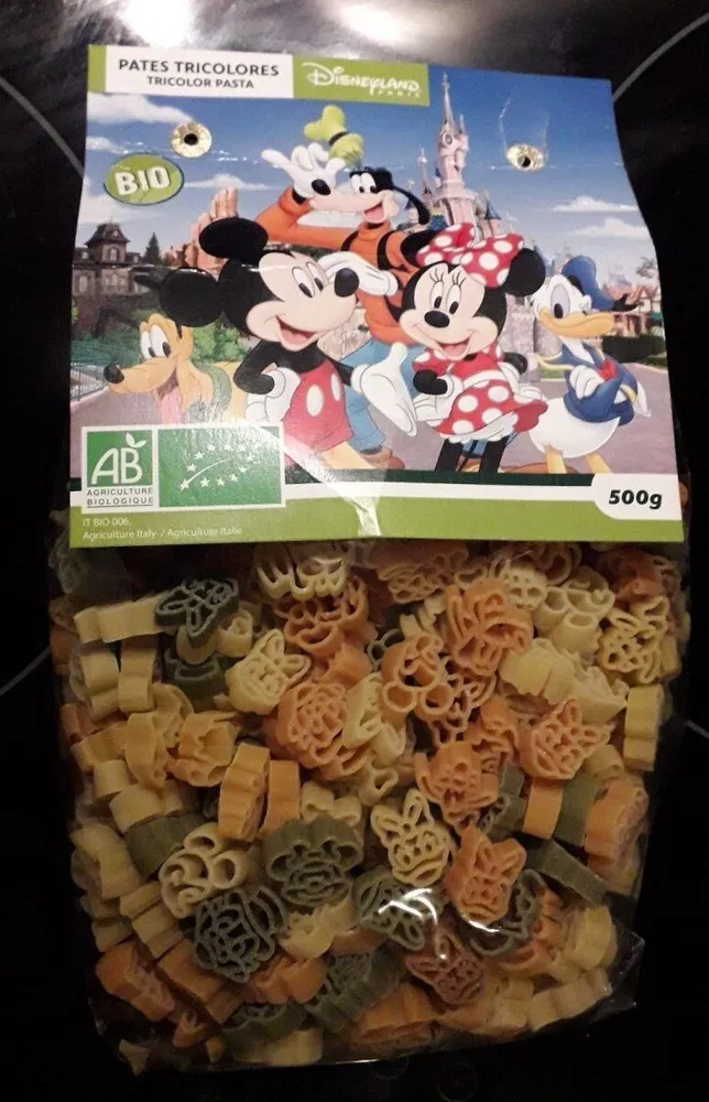 Pâtes tricolores