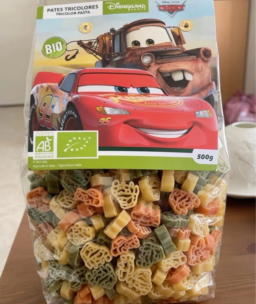 Pates tricolores Cars