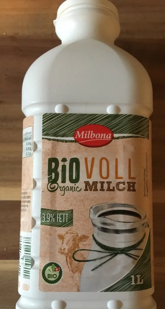 Bio Organic Voll Milch 3.9% Fett