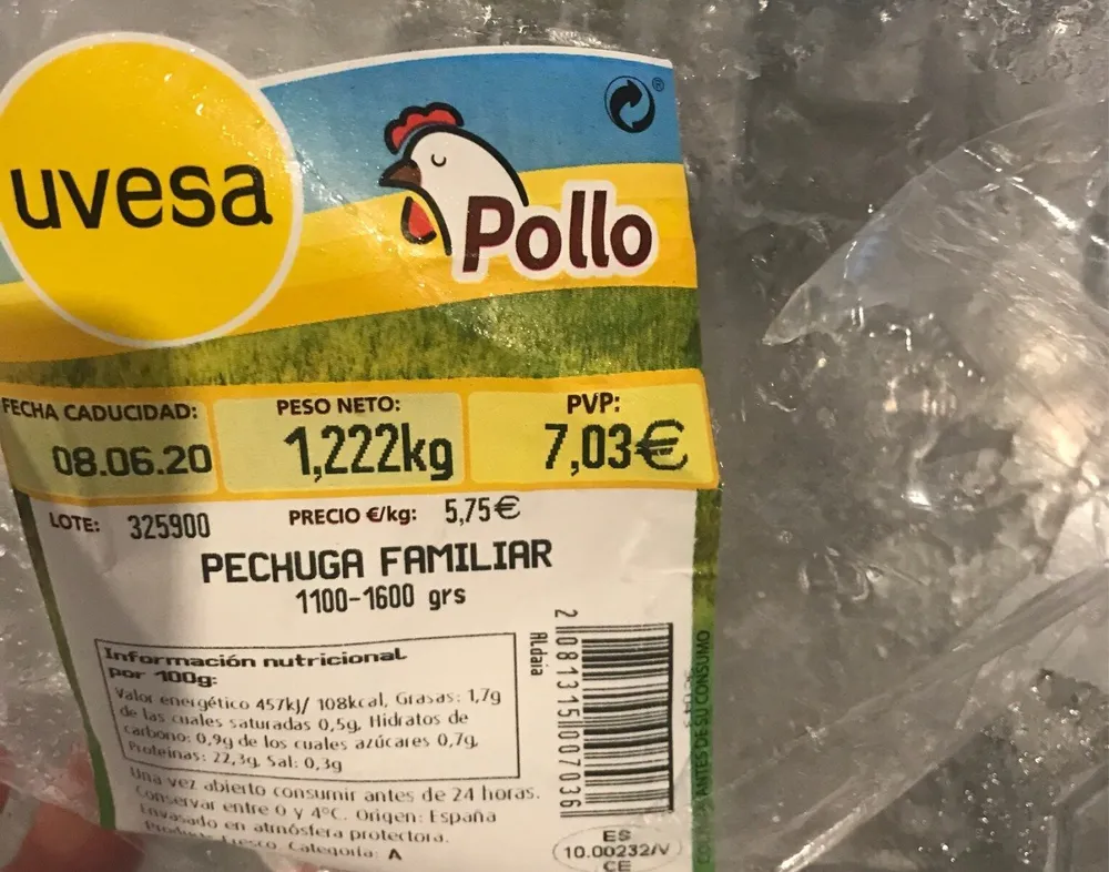 Pechuga familiar