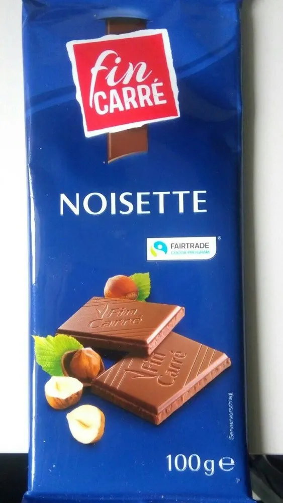 Chocolate con avellanas molidas