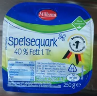 Speisequark 40 % Fett i. Tr.