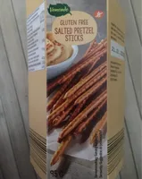 Gluten free salted pretzel sticks