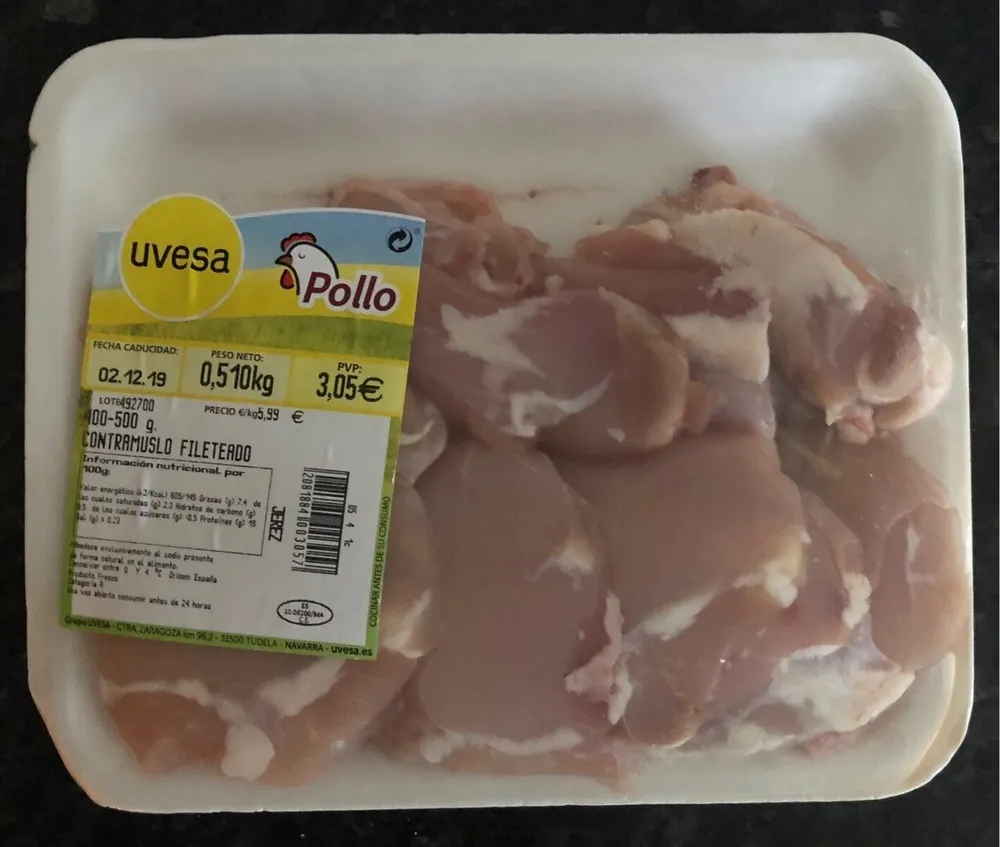 Contramuslo fileteado