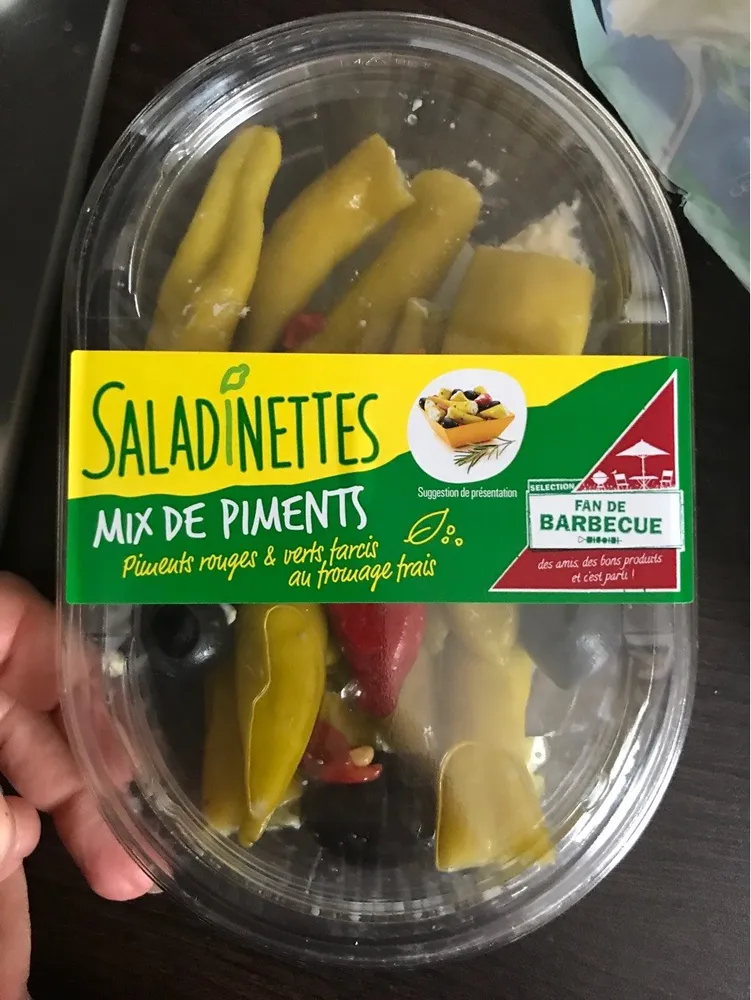 Piments au fromage frais