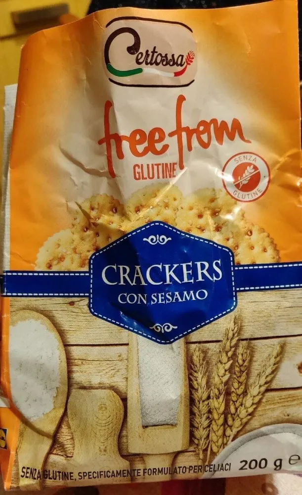 Crackers con sesamo