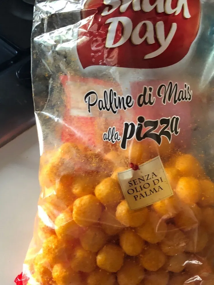 Palline di mais alla pizza
