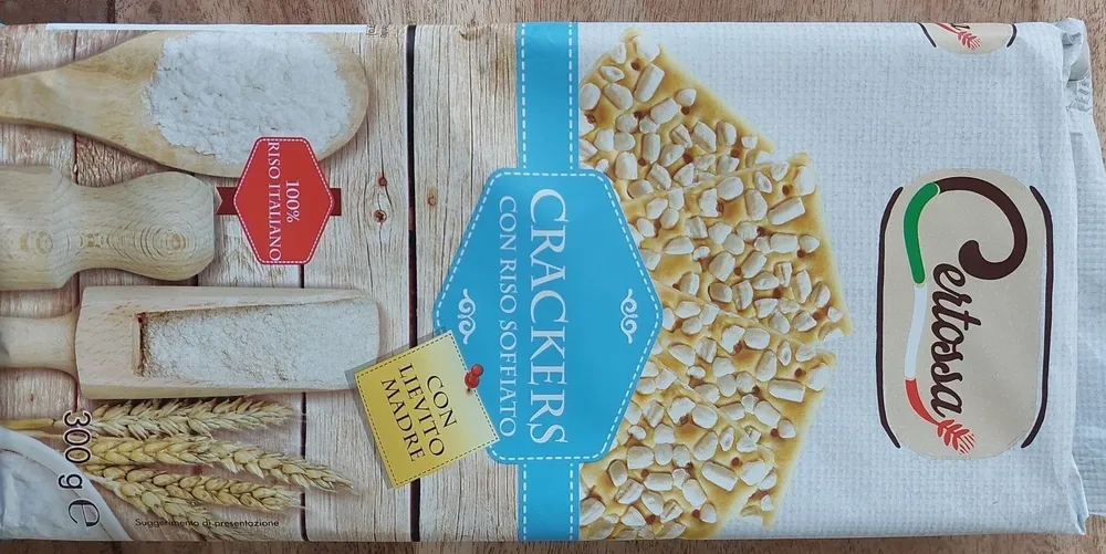 Crackers con riso soffiato