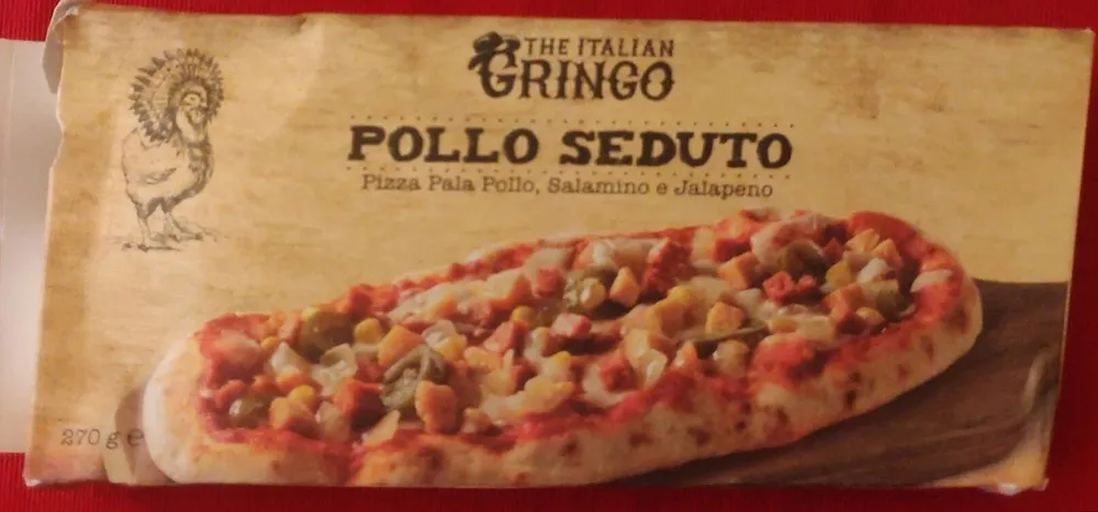 Pollo seduto