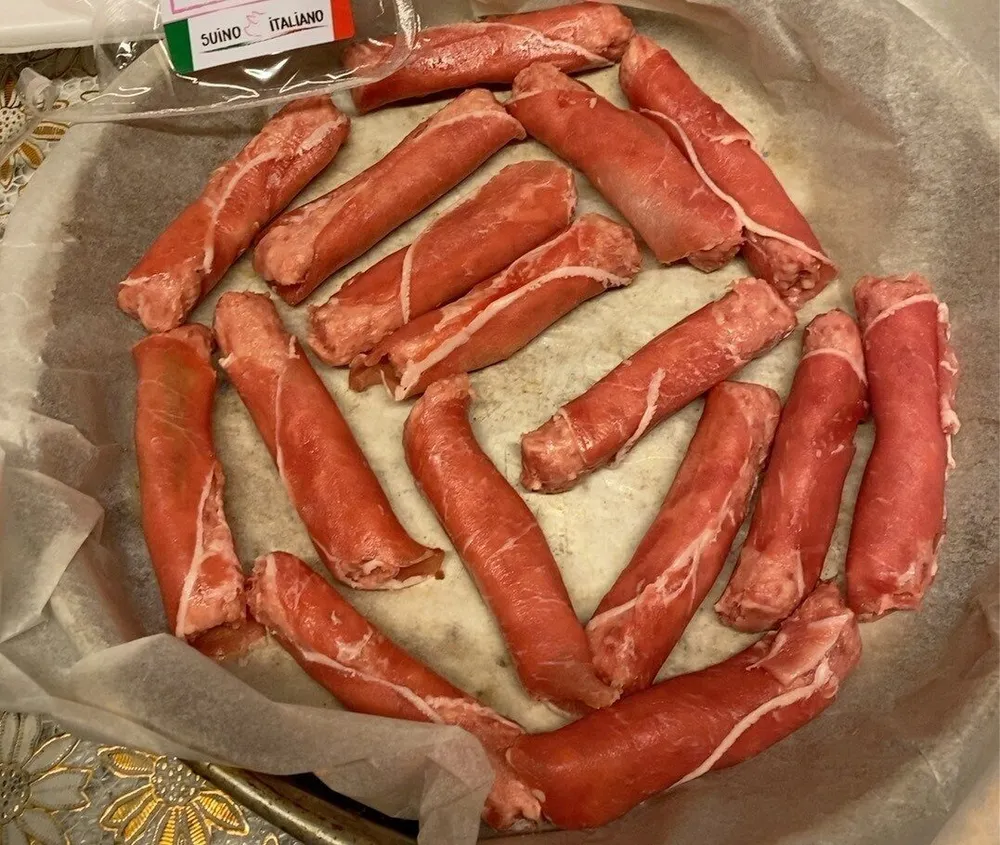 Involtini di suino e formaggio