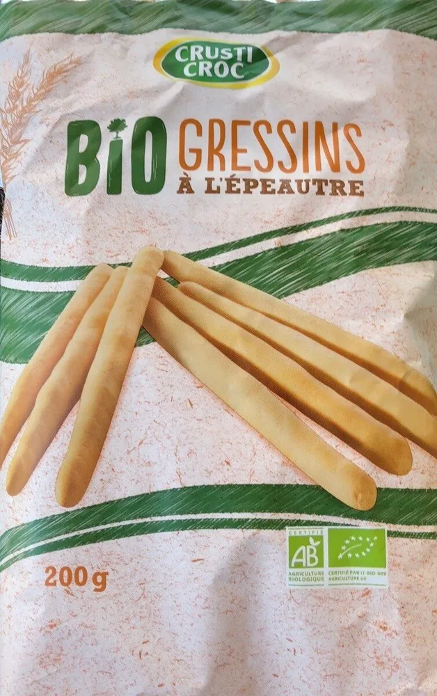 Gressins à l'épautre