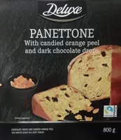 Panettone con scorze d'arancia e cioccolato fondente
