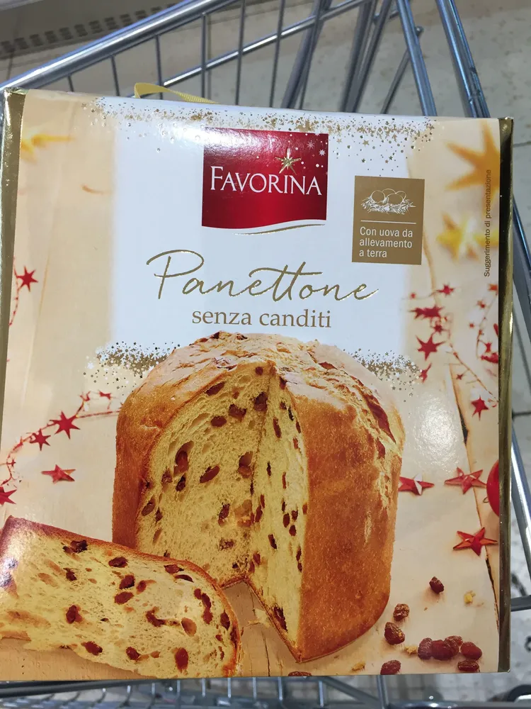 Panettone senza canditi