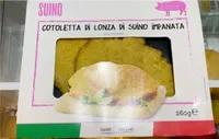 Cotoletta di lonza di suino impanata