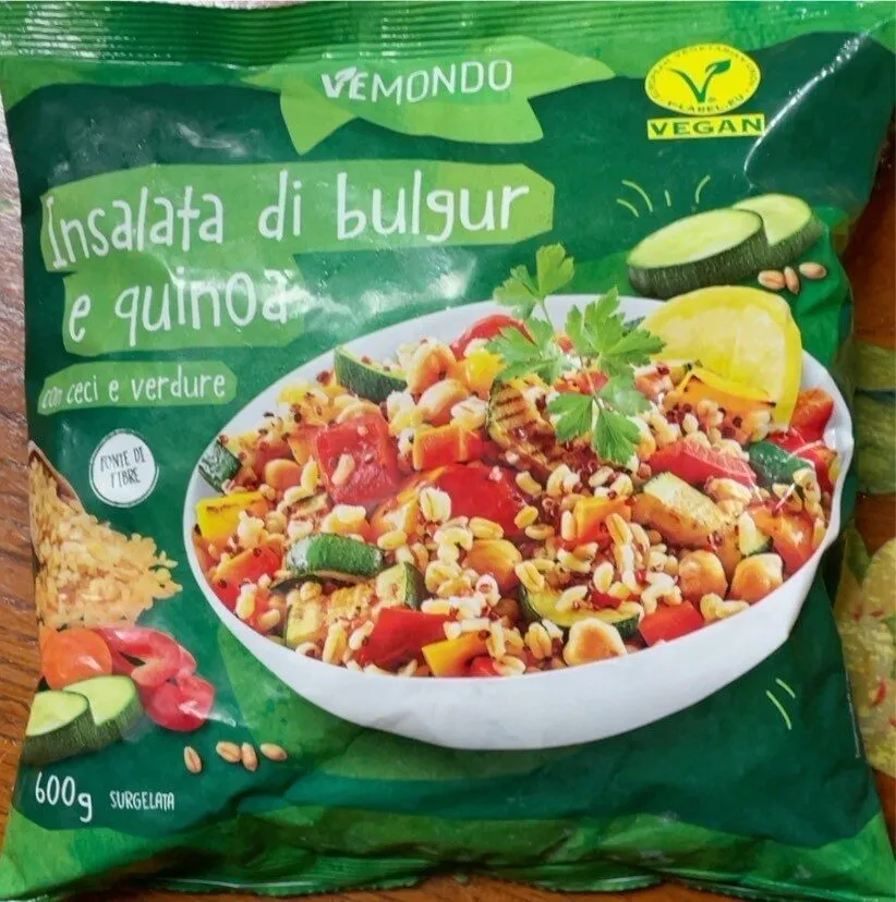 Insalata di bulgur e quinoa