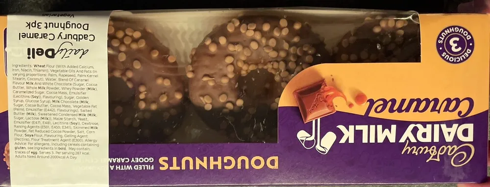 Dairy Milk Caramel Doughnuts