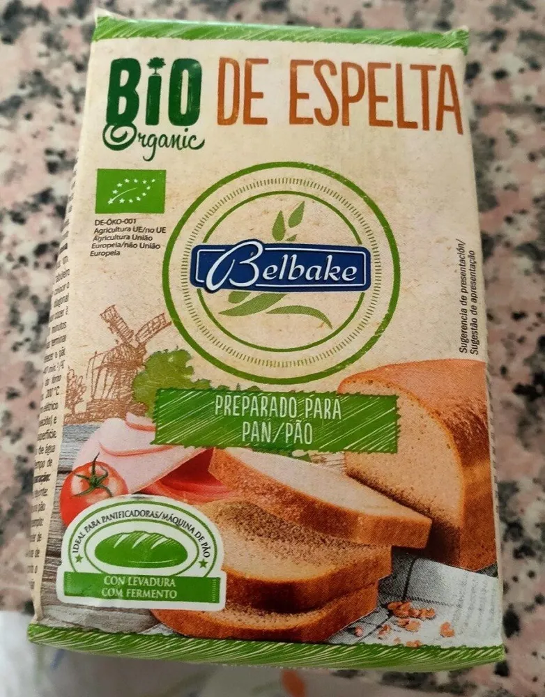 Preparado para pan espelta