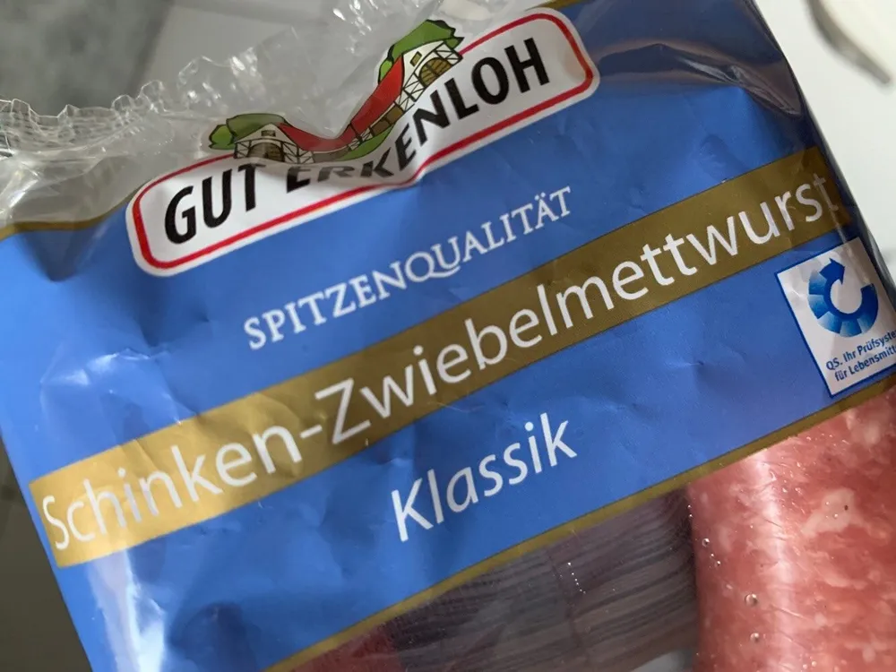 Schinken-Zwiebelmettwurst Klassik