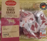 Frisches Rinder- Gulasch