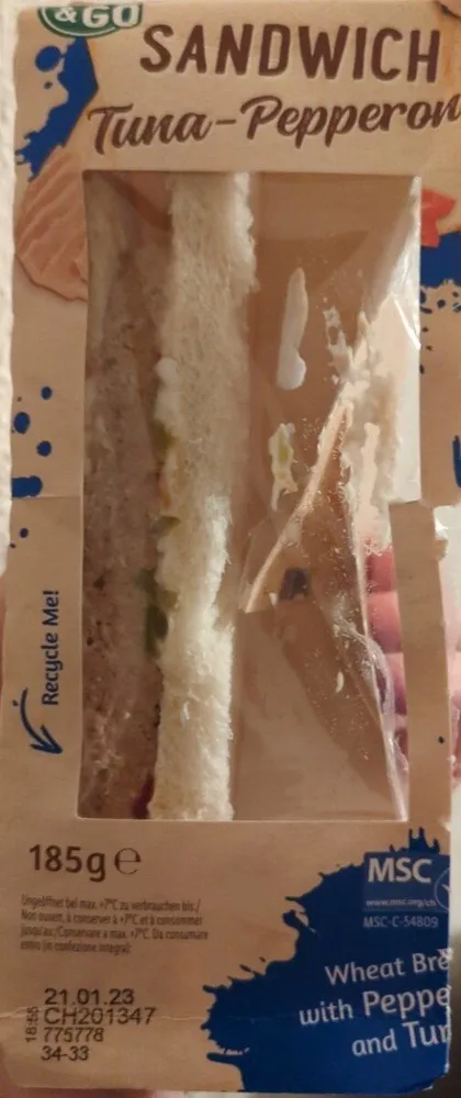 Sandwich Tuna-Pepperoni