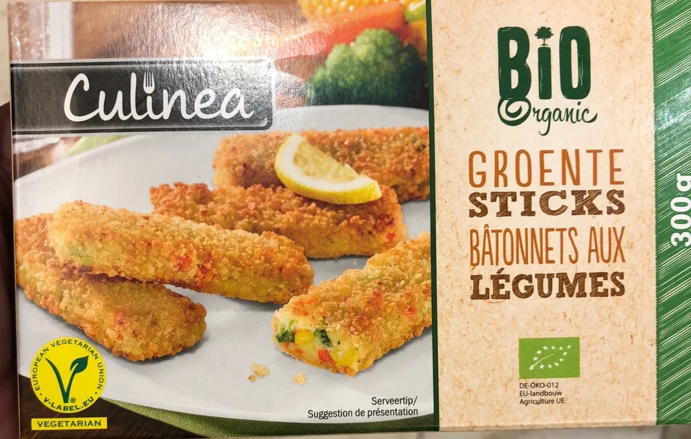 Batonnets aux legumes