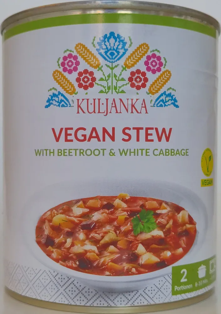 Vegan Stew with beetroot & white cabbage