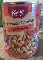 Fleischbällchen-Topf mit Möhren