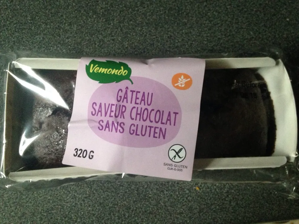 Gâteau saveur chocolat sans gluten