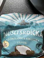 Müsli srdíčka kokos 2,5G per  srdíčko
