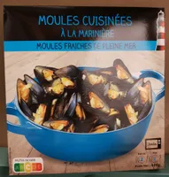 MOULES  CUISINEES A LA MARINIERE