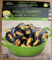 Moules cuisinées Beurre, Ail et Persil
