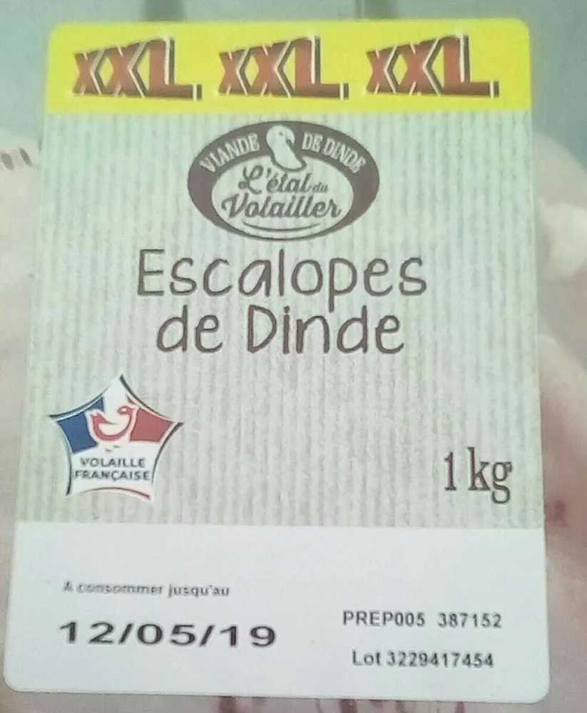 Escalopes de dinde