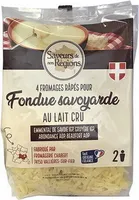 Fromages râpés pour Fondue Savoyarde