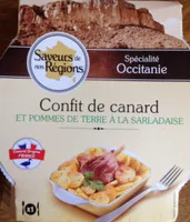 Confit de canard et pommes de terre à la Sarladaise