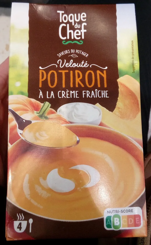 Velouté potiron crème fraîche