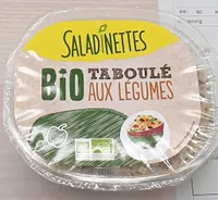 Taboulé bio aux légumes