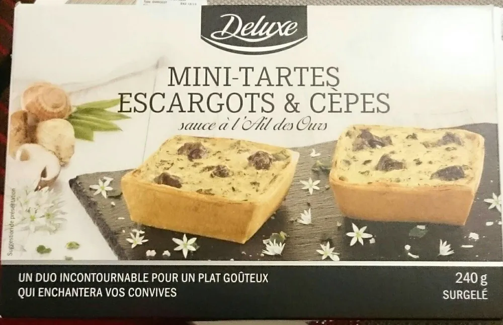 Mini Tarte Escargots & Cépes